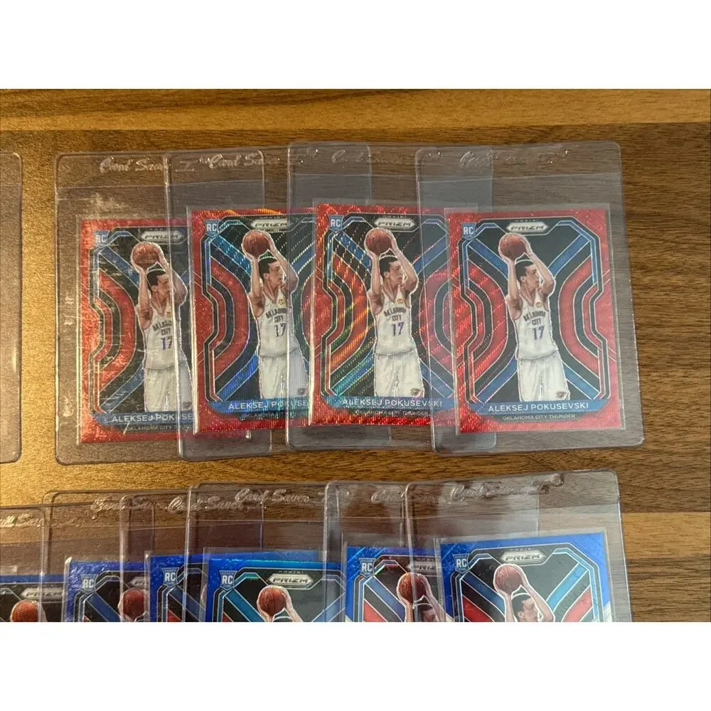 2020 Panini Prizm Fast Break, ICE,Wave, Auto Aleksej Pokusevski RC Lot (35)